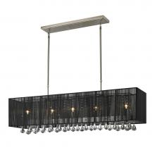 Z-Lite 890-45BK - 5 Light Island/Billiard