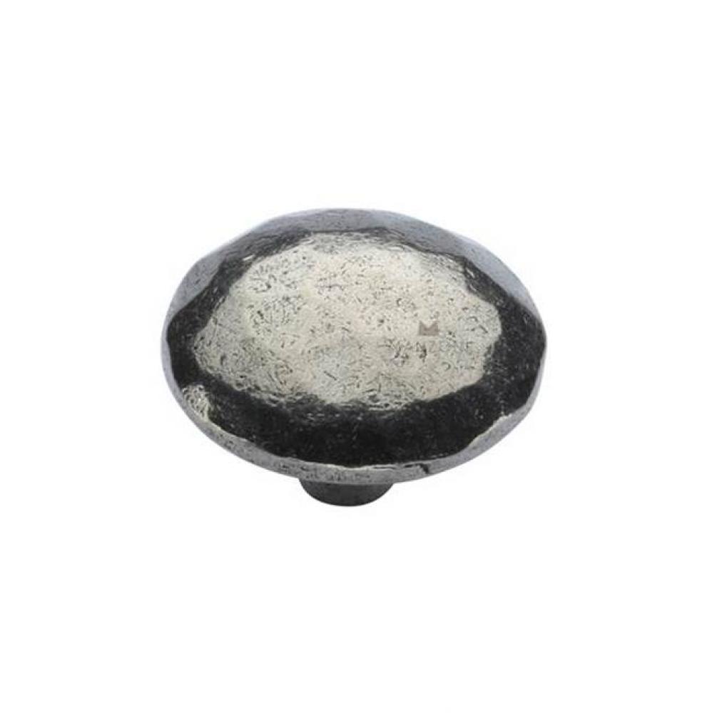 Hammered round knob 1 3/8'' dia