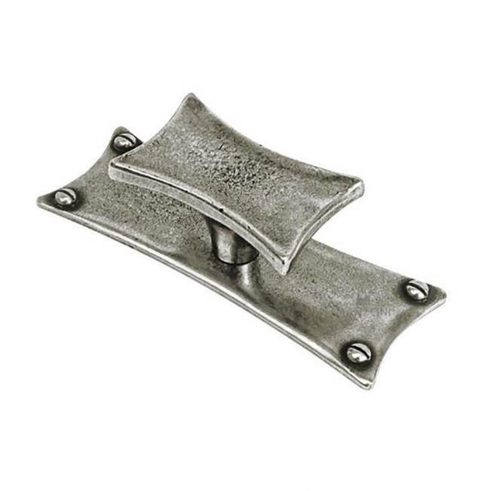 Rect knob on plate 47x30mm