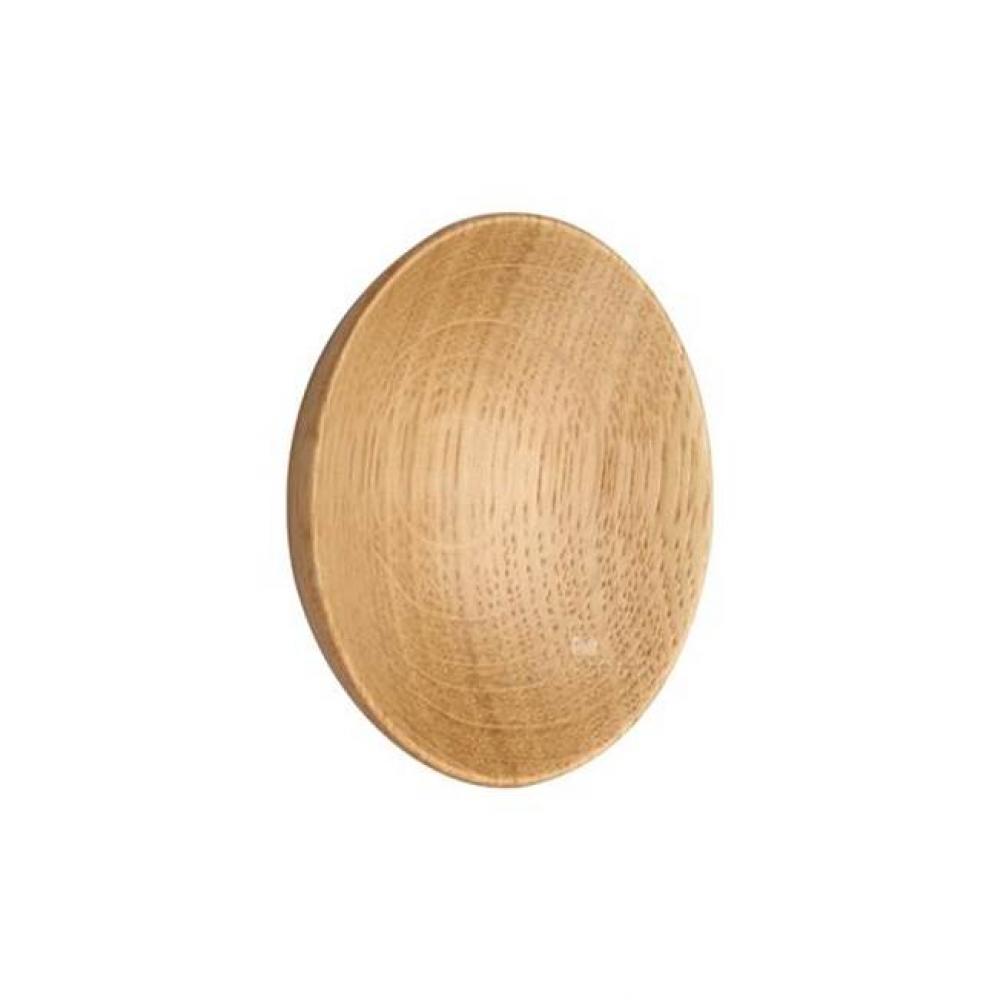 Concave Knob, 2 1/2'' dia, Oak
