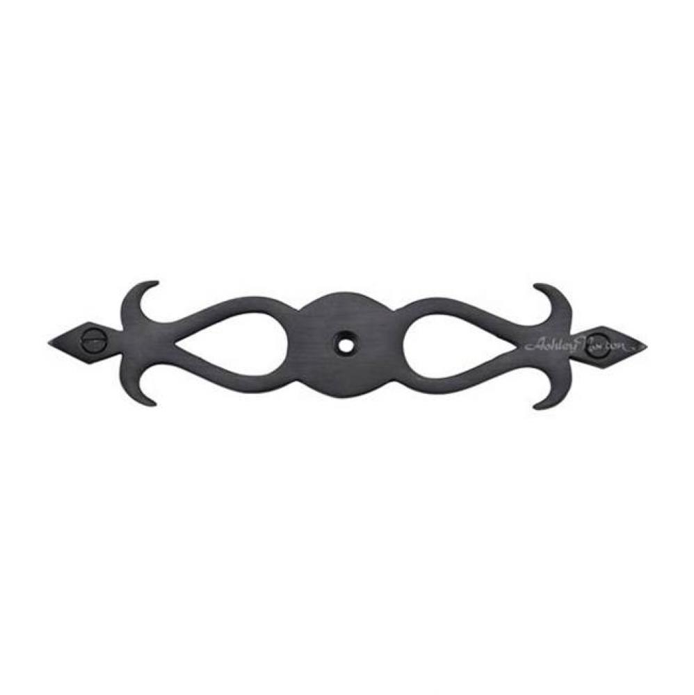 FleurDeLis Backplate 6.5'' Long