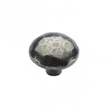 Manzoni MF5006-030-FEP - Hammered round knob 1 1/8'' dia
