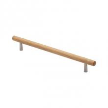 Manzoni MN7763-224-OKL - Tube Pull, 224mm CTC, Oak