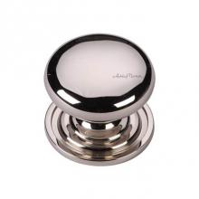 Manzoni MT0113-038-PNI - Round Knob on Rose 1 1/2''