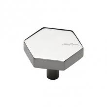 Manzoni MT4334-043-PNI - Hex Cabinet Knob