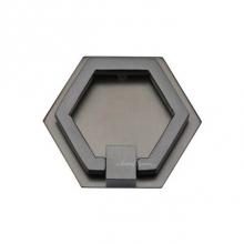 Manzoni MT6347-051-BLK - Hex Drop Pull and Backplate