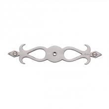 Manzoni MT42FL-163-MSB - FleurDeLis Backplate 6.5'' Long