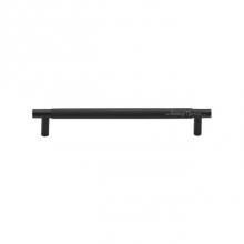Manzoni MT4461-254-BLK - Partial Knurled Pull - 10'' CTC