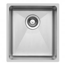 Ukinox UK R340 - 15'' X 17-3/8'' X 9'' Deep Bar Sink 18Ga