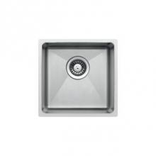 Ukinox UK R400 - 17-3/8'' X 19-3/8'' X 9'' Deep Single Bowl 18Ga