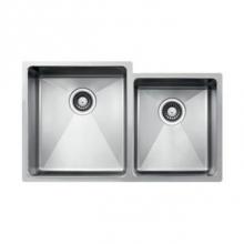 Ukinox UK RS420.60.40 - 33-1/2'' X 20-1/2'' X10'' Deep 1-3/4 Bowl 16Ga