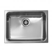 Ukinox UK UN610 - 24'' X 18'' X 10'' Deep Single Bowl 18Ga