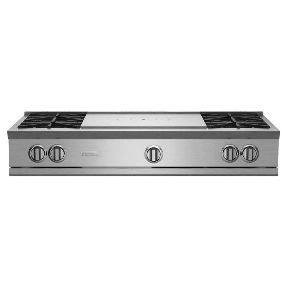 48'' Nova (Rnb) Range Top - (4) Burners With 24'' French Top