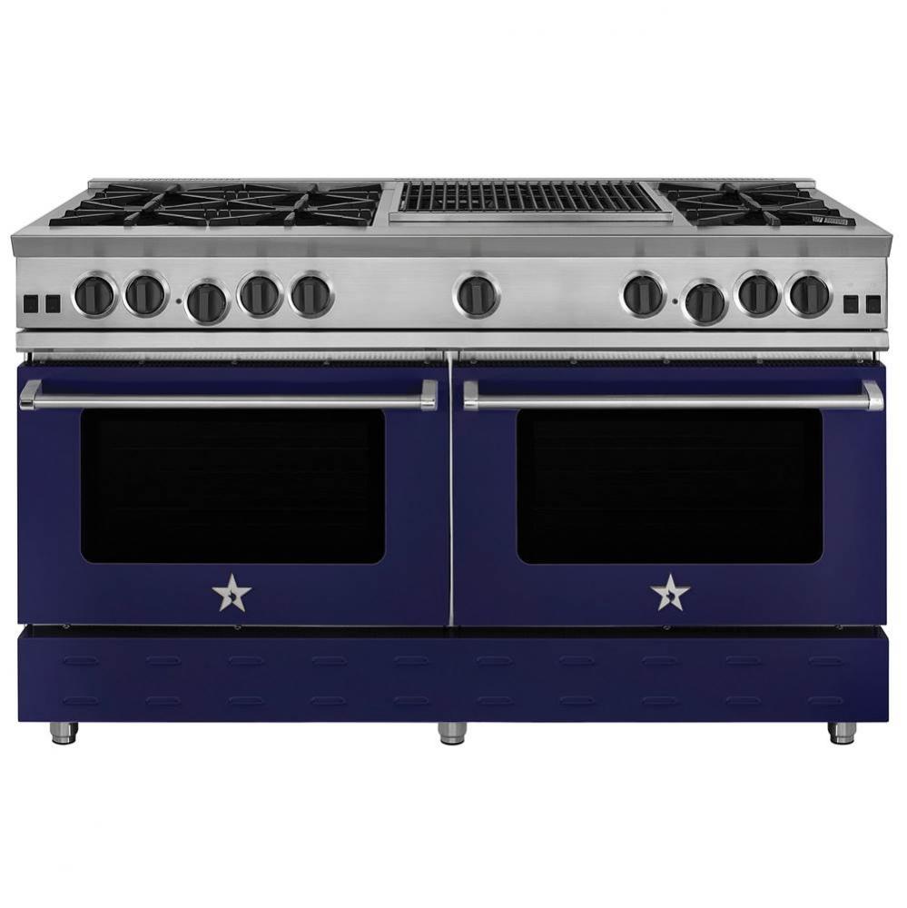 60'' Nova (Rnb) Range - (6) Burners With 24'' Charbroiler