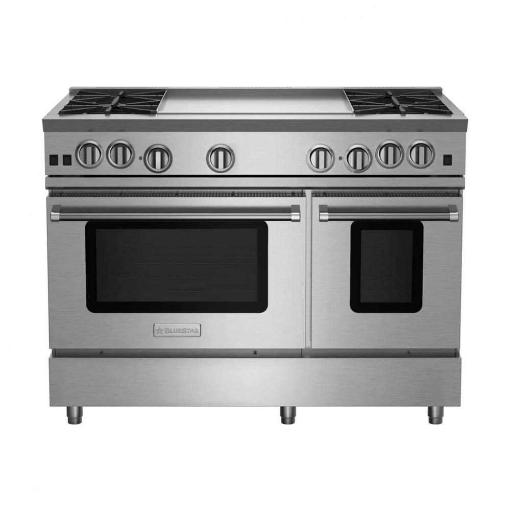 48'' Nova (Rnb) Range - (4) Burners With 24'' Griddle