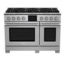 BlueStar BSDF488B - 48'' Dual Fuel Range (8) Burners