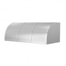 BlueStar BZ048MLPLTDCC - 48'' Bonanza Wall Hood With Designer Metal Strapping And Rivets. 600 Cfm Internal Blower