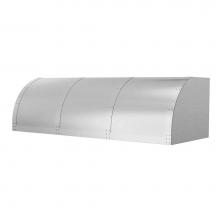 BlueStar BZ060MLPLTDCC - 60'' Bonanza Wall Hood With Designer Metal Strapping And Rivets. 600 Cfm Internal Blower