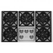 BlueStar RBCT365BSSV2 - 36'' Drop-In Gas Cooktop - (5) Burners