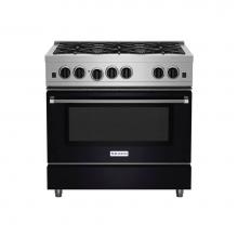 BlueStar RCS36SBV2LCCPLT - 36'' Culinary Series (Rcs) Sealed Burner Range - (6) Burners