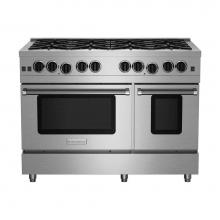 BlueStar RCS48SBV2LCPLT - 48'' Culinary Series (Rcs) Sealed Burner Range - (8) Burners
