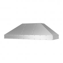 BlueStar HA066MLPLTDCC - 66'' Hampton Wall Hood With Designer Metal Strapping And Rivets