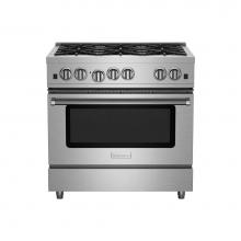 BlueStar RCS366BV2LCCPLT - 36'' Culinary Series (Rcs) Open Burner Range