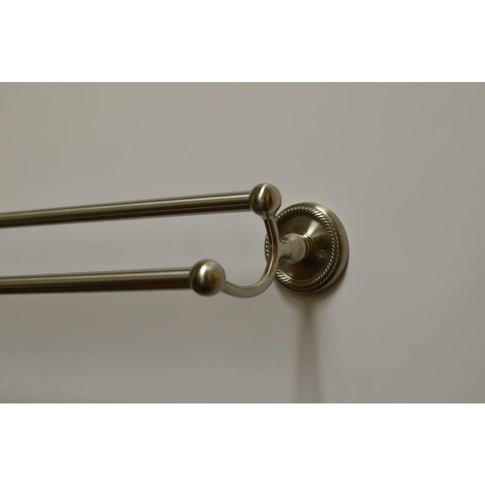 Woodrich Double 24'' Towel Bar