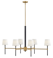 Hinkley 46955BK-LCB - Medium Six Light Linear