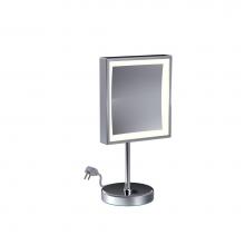 Baci Mirrors BJR-120-CHR - Baci Junior Square Table Mirror 5X