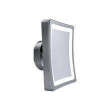 Baci Mirrors EH2-CHR - Baci Basic Square Tilt-Swivel Mirror 5X