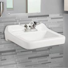 Contrac 4680BHZ - Wall mount sink, 8''center to center for faucet, with
