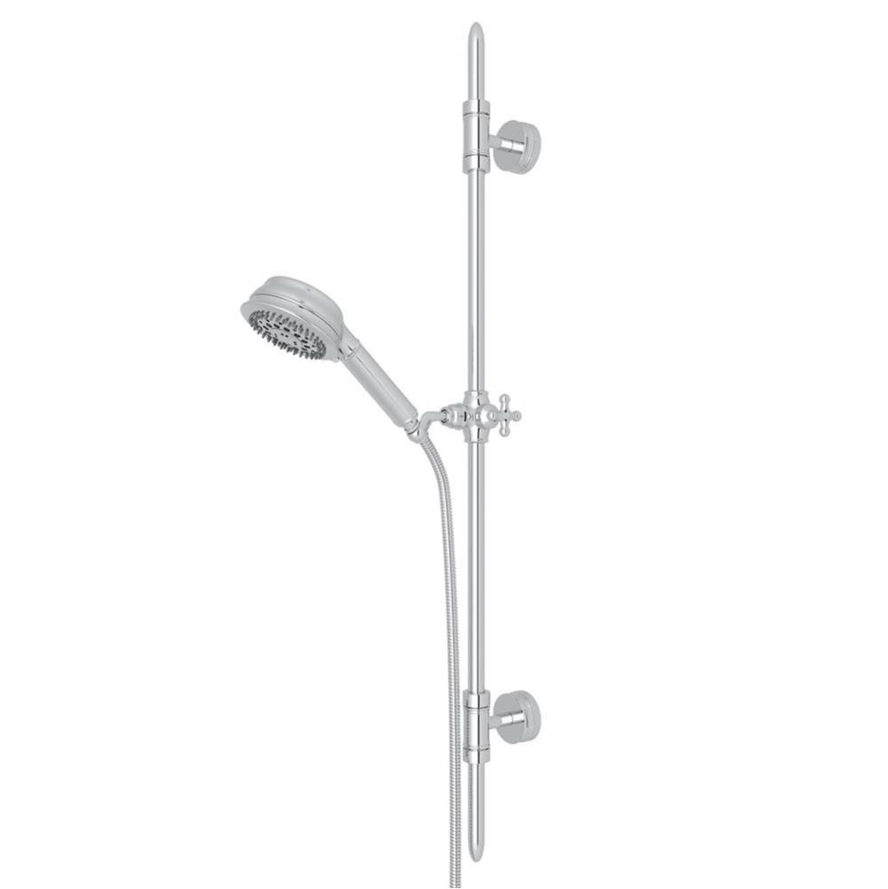 Handshower Set With 38'' Slide Bar and 3-Function Handshower