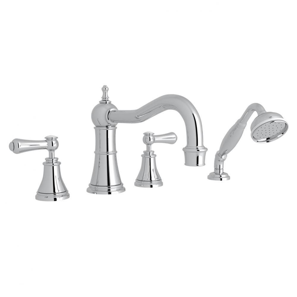 Georgian Era™ 4-Hole Deck Mount Tub Filler With Column Spout