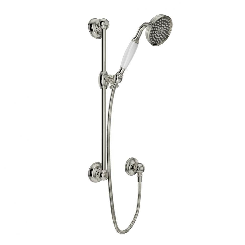 Handshower Set With 22'' Slide Bar and Single Function Handshower