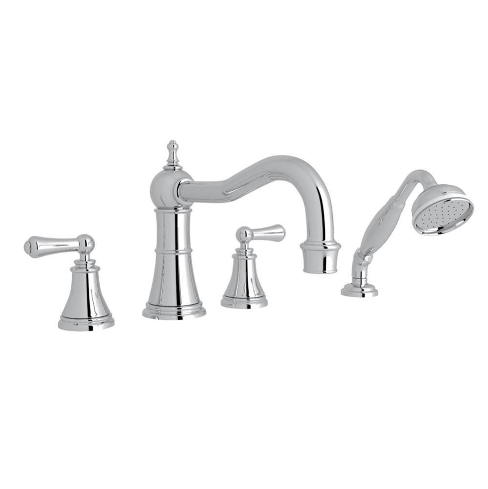 Georgian Era™ 4-Hole Deck Mount Tub Filler With Column Spout