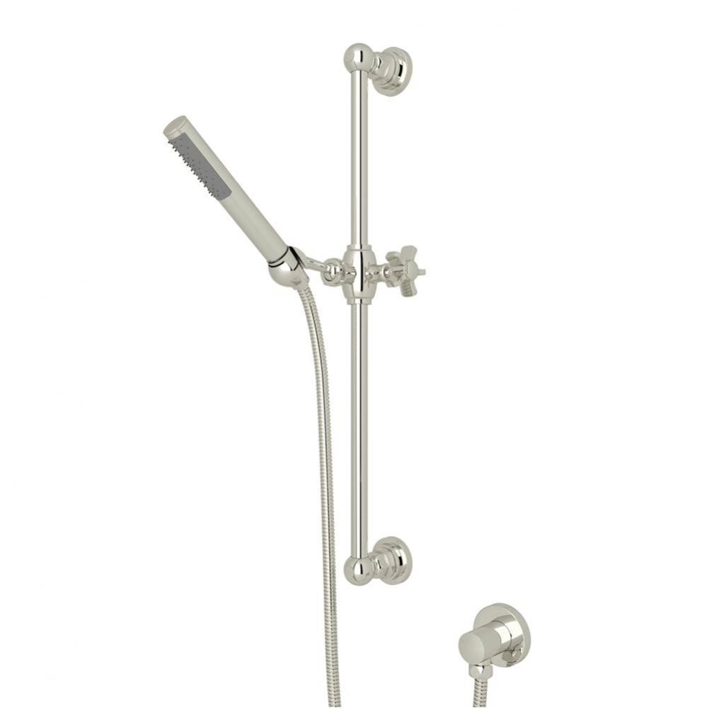 Handshower Set With 21'' Slide Bar and Single Function Handshower