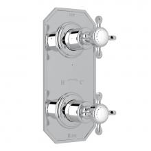 Perrin & Rowe U.8586X-APC/TO - Edwardian™ 1/2'' Thermostatic Trim with Diverter