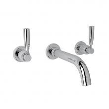 Perrin & Rowe U.3321LS-APC/TO-2 - Holborn™ Wall Mount Lavatory Faucet