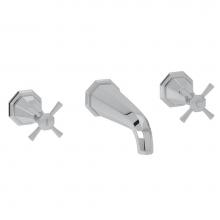 Perrin & Rowe U.3179X-APC/TO - Deco™ Wall Mount Tub Filler