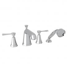 Perrin & Rowe U.3152LS-APC - Deco™ 4-Hole Deck Mount Tub Filler