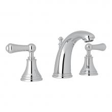Perrin & Rowe U.3712LS-APC-2 - Georgian Era™ Widespread Lavatory Faucet