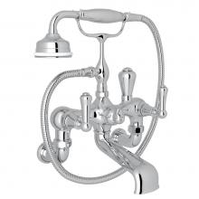 Perrin & Rowe U.3006LS/1-APC - Georgian Era™ Exposed Wall Mount Tub Filler