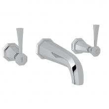 Perrin & Rowe U.3170LS-APC/TO-2 - Deco™ Wall Mount Lavatory Faucet