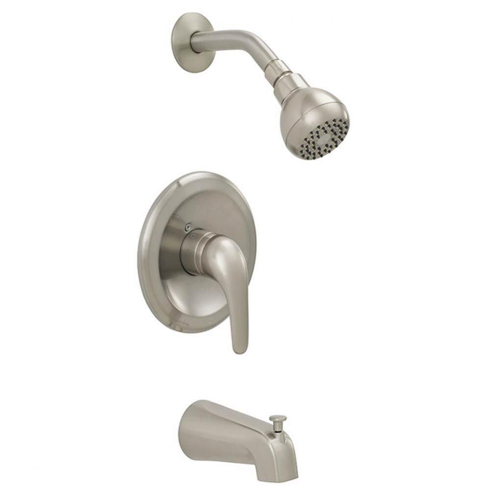 Brushed Nickel Tub/Shower Faucet, Trim Only