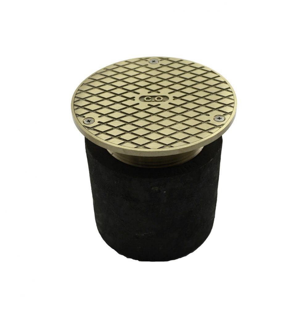 4 Ci Adj Floor Cleanout W/5 Nb Cover