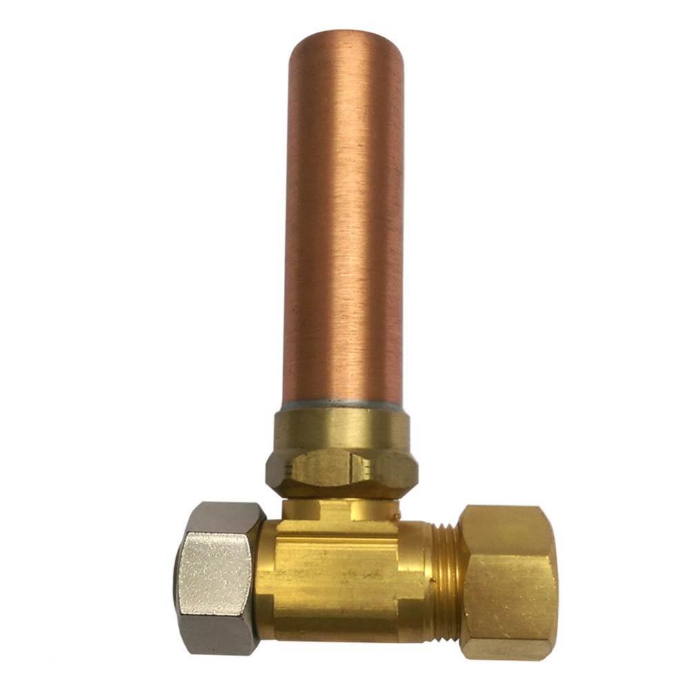 5/8'' M x F Compression TEE AA Water Hammer Arrester, Lead Free