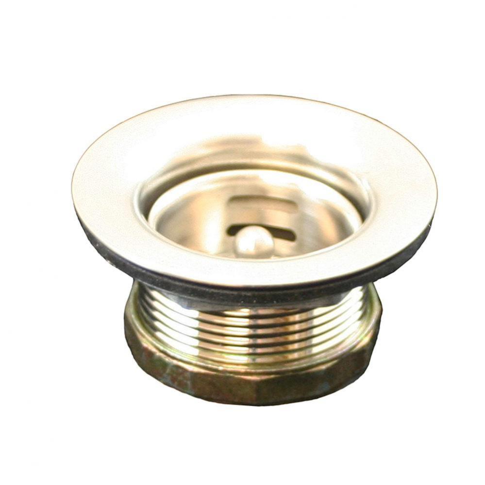 Brushed Nickel Junior Duo Basket Strainer