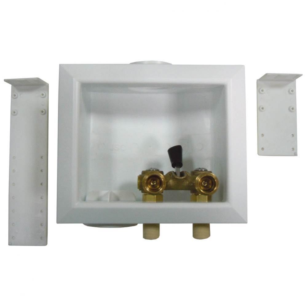 Washing Machine Box, Left Outlet Without Hammer Arrester, Single Lever, 1/2'' CPVC