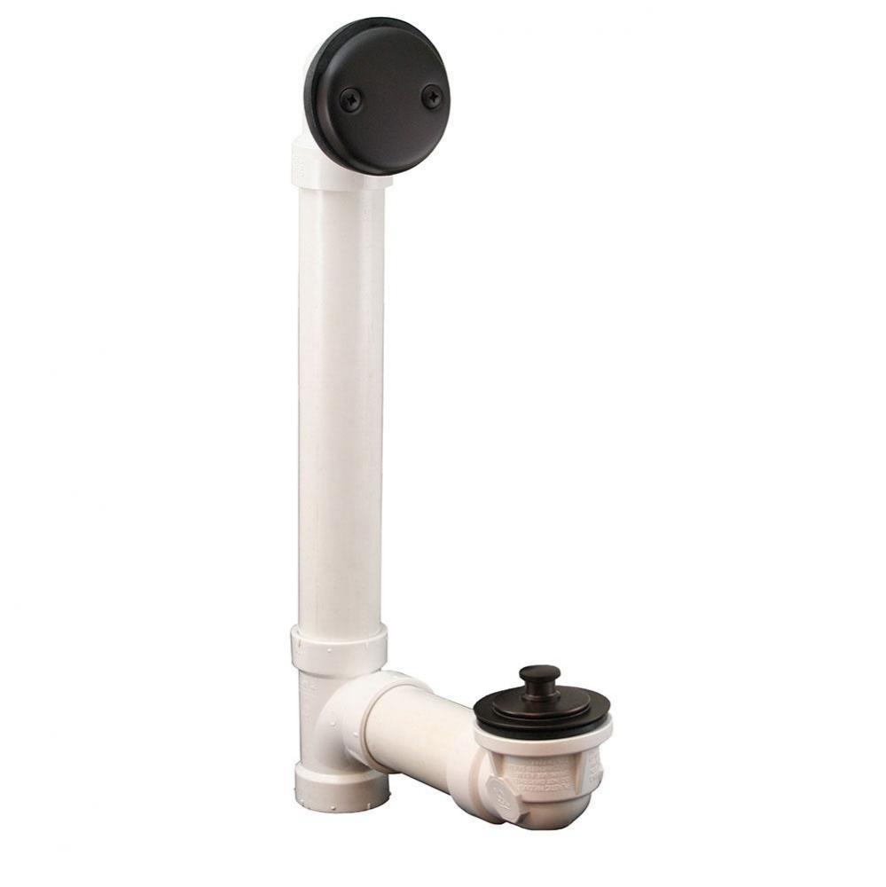 Oil Rubbed Bronze Standard Two-Hole Schedule 40 Friction Lift Full Kit